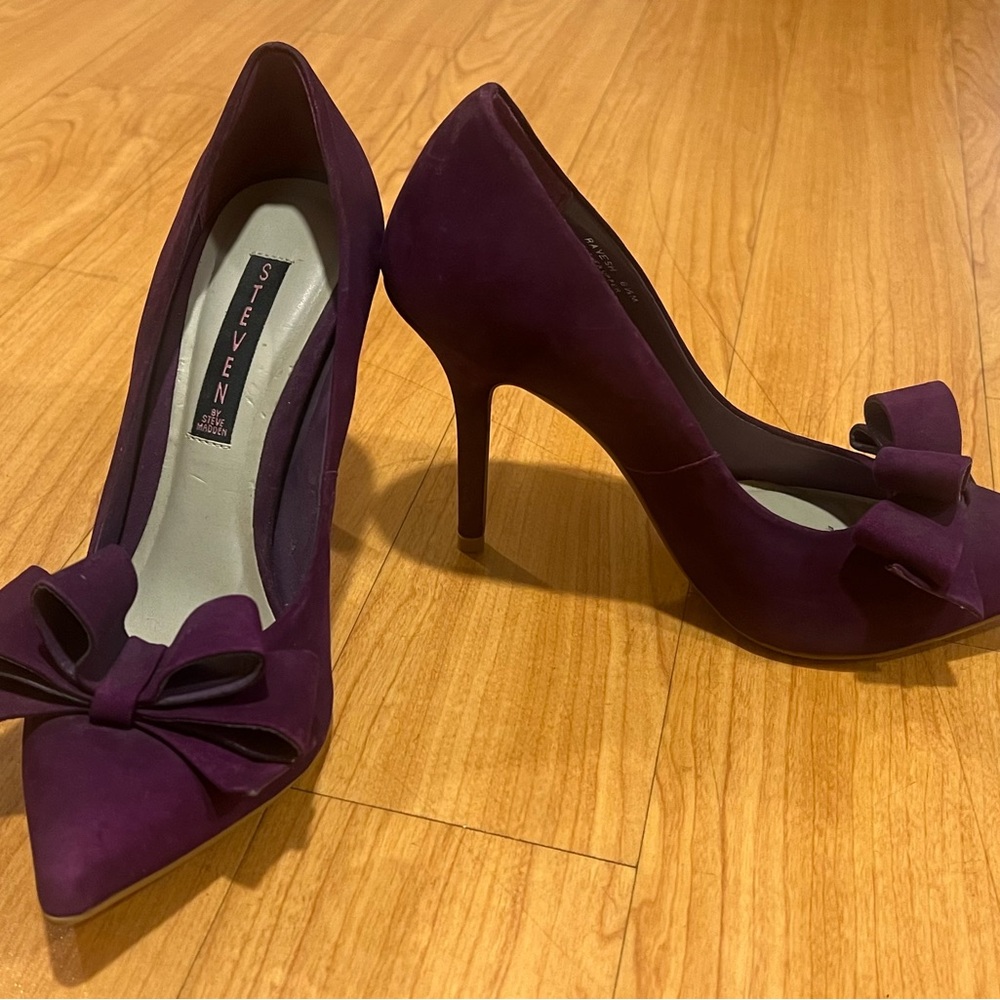 Steve Madden Women's Purple Bow Heels
